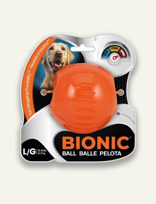 BIONIC Piłka dla psa L 8,2 cm - wytrzymały gryzak i zabawka do aportowania