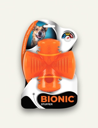 BIONIC Stuffer - gryzak i zabawka z miejscem na wypełnienie przysmakami dla psa, 12,5 cm