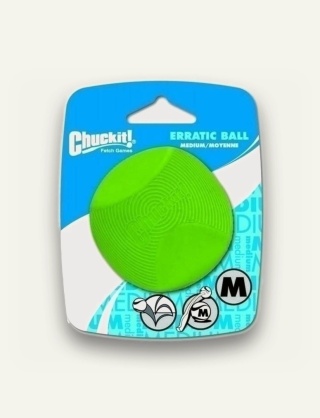 Chuckit! Erratic M - nieobliczalna piłka do aportowania dla psa