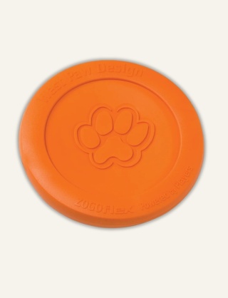 Dysk dla psa Zogoflex Zisc L 22 cm, pomarańczowy - West Paw