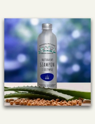 GREEN SANTE® Naturalny Szampon z Odżywką 250 ml - szampon i odżywka dla psa i kota