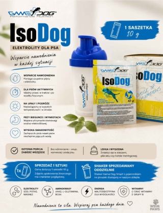 Izotonik dla psa IsoDog saszetka 10g - Game Dog