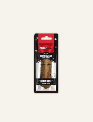 JELEŃ - baton do żucia dla psa skóra jelenia 12 cm