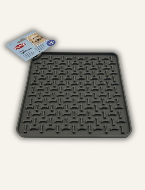 Mata do lizania dla psa Lick'n'Snack 20 × 20 cm - ciemnoszara