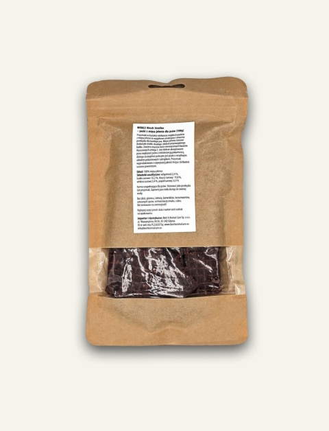 JELEŃ - Paski mięsne z jelenia 100 g - 100 % naturalny przysmak dla psa