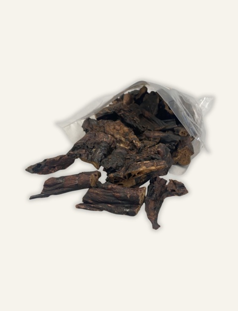 Płuca jelenia dla psa 250 g - naturalne przysmaki z dziczyzny w otwartym opakowaniu