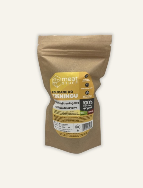 Treningówki z dziczyzny dla psa 150 g - naturalne przysmaki treningowe