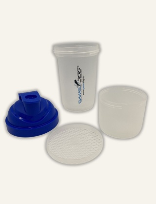 Shaker 600 ml z pojemnikiem na proszek - Game Dog Smart