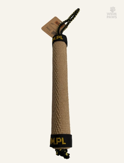 Szarpak okrągły z juty dla psa 25 cm z rączką