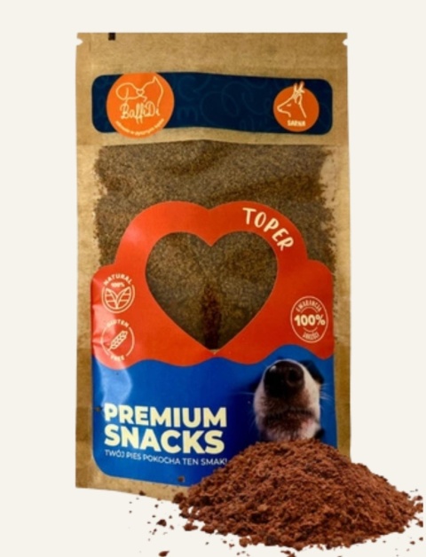 Topper do karmy dla psa z mięsa sarny 100 g - naturalny dodatek do karmy