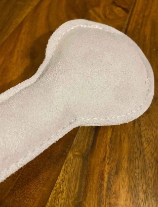 Zabawka dla psa kość z naturalnej skóry 26 cm